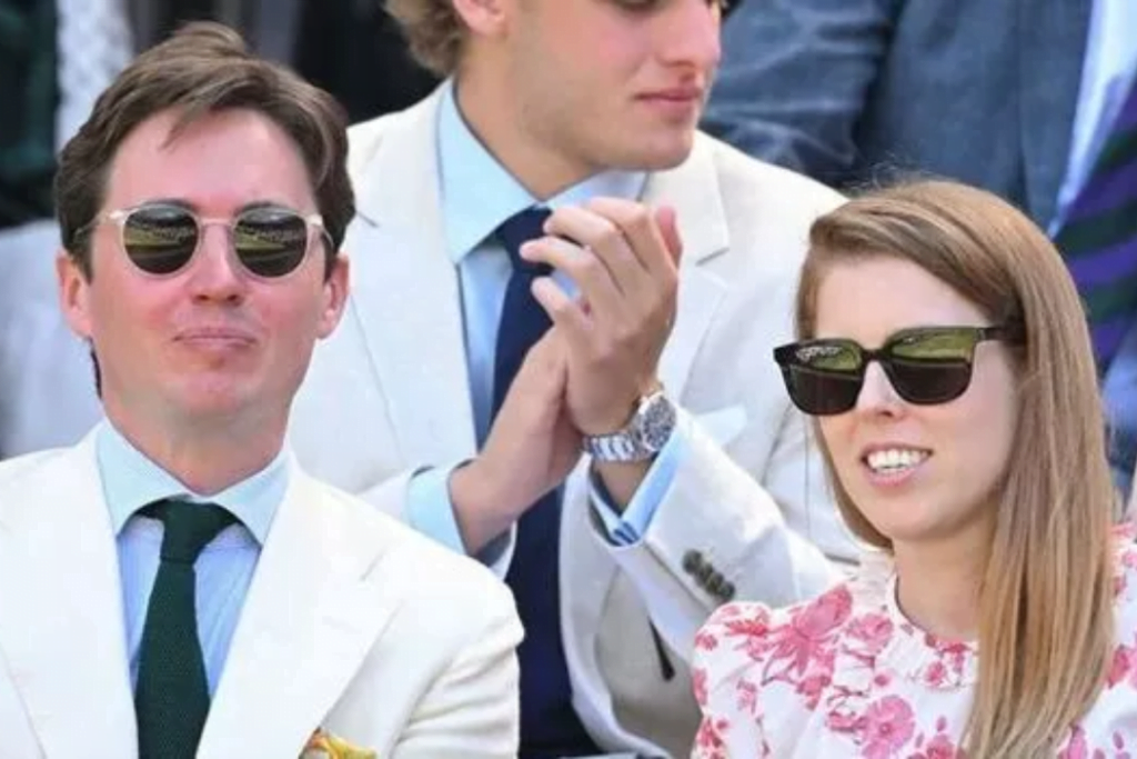 Princess Beatrice And Husband Edo Look Loved Up As Couple Enjoy Wimbledon